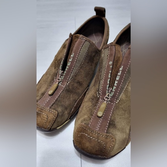 MERRELL Barrado Leather Chestnut Perf. Sneakers - Picture 11 of 14